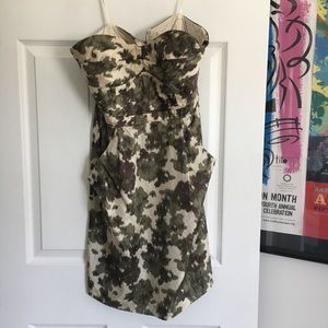 Jcrew strapless cocktail dress with pockets